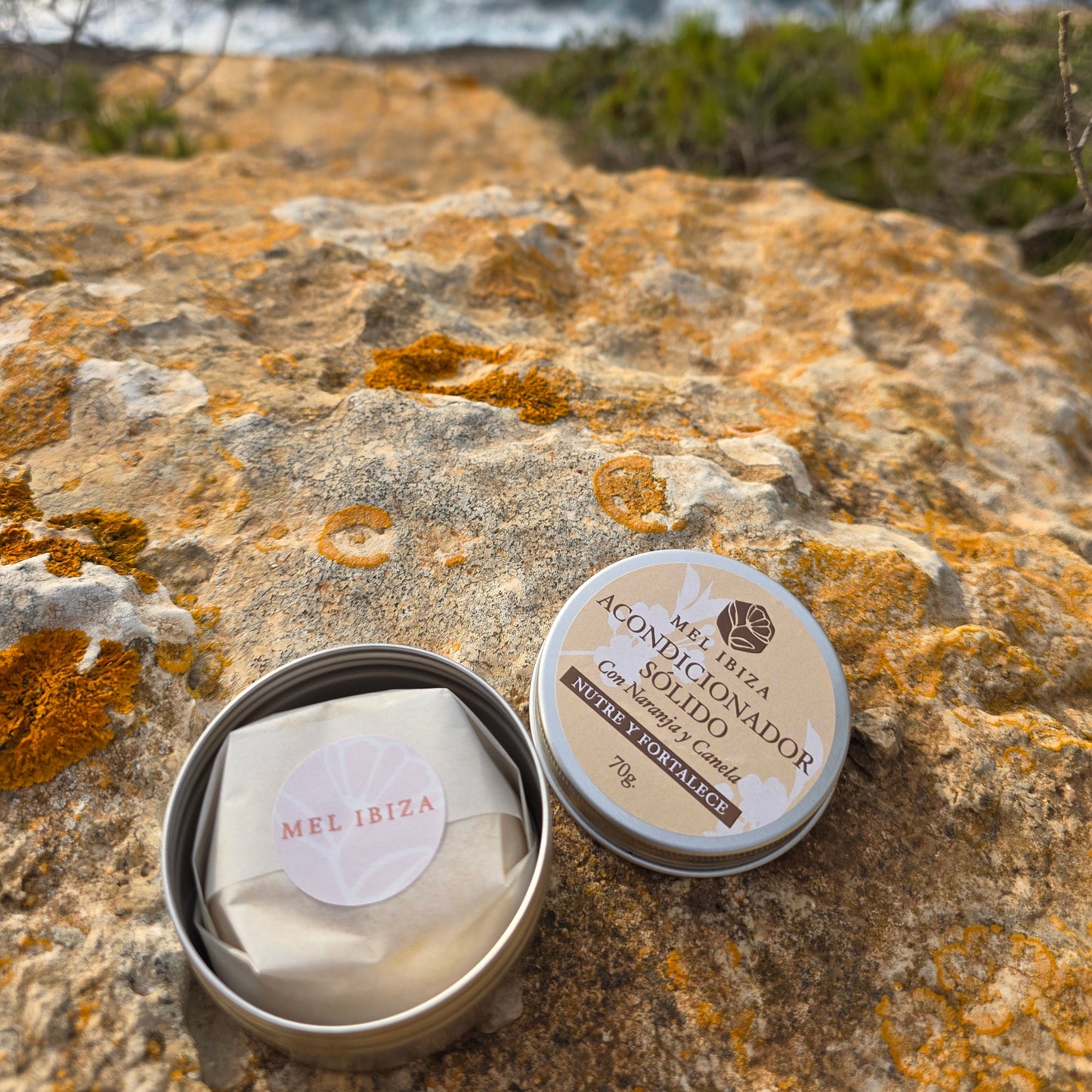 Acondicionador Sólido de Naranja y Canela